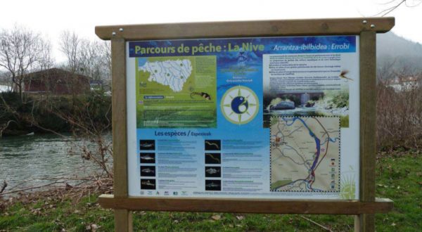 Parcours pêche "No kill" sur la Nive à St martin d'Arrossa